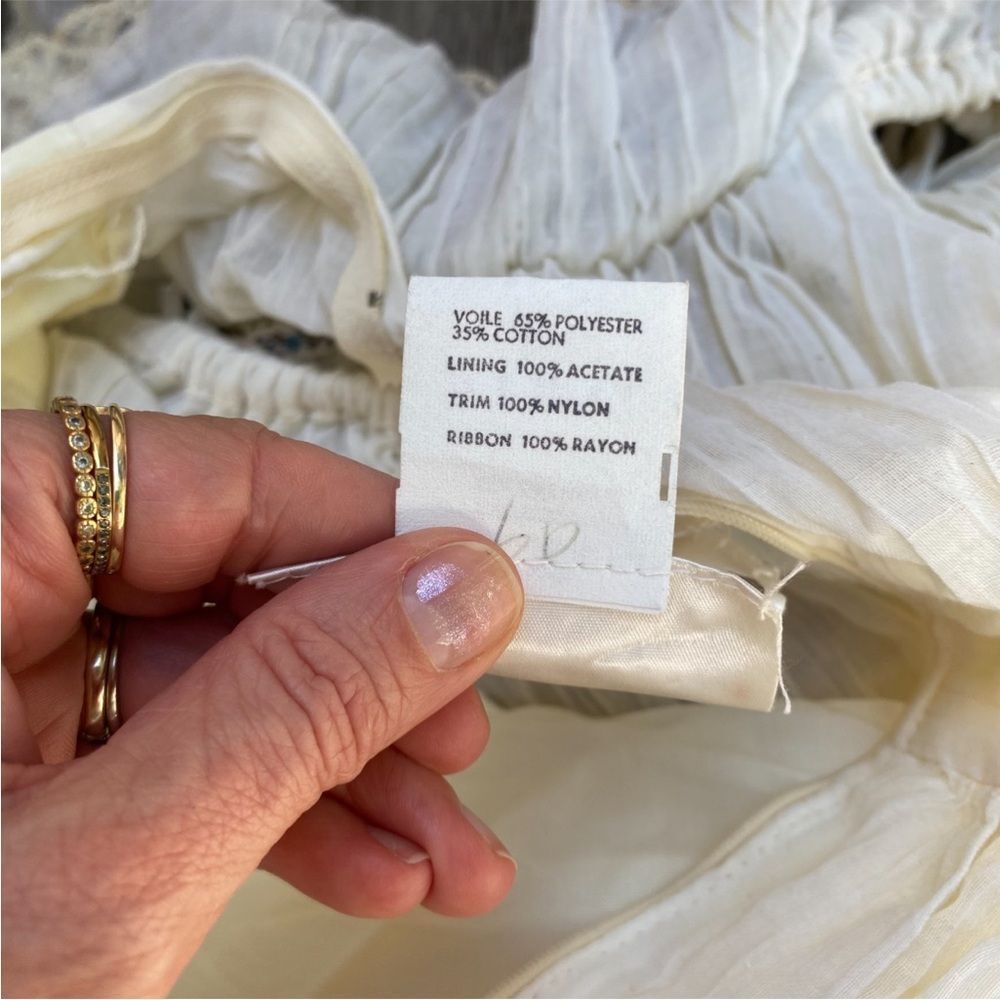 Vintage Gunne Sax by Jessica 70's Prairie Summer dress size 9 - Picture 7 of 15